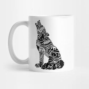 Tribal Wolf Mug